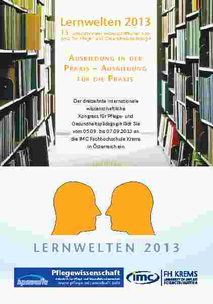 Vorschauseite 1: Lernwelten Abstractbandsammlung 2013
