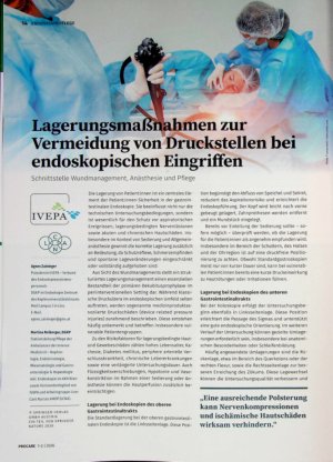 Vorschauseite 1: Lagerungsmaßnahmen zur Vermeidung von Druckstellen bei endoskopischen Eingriffen