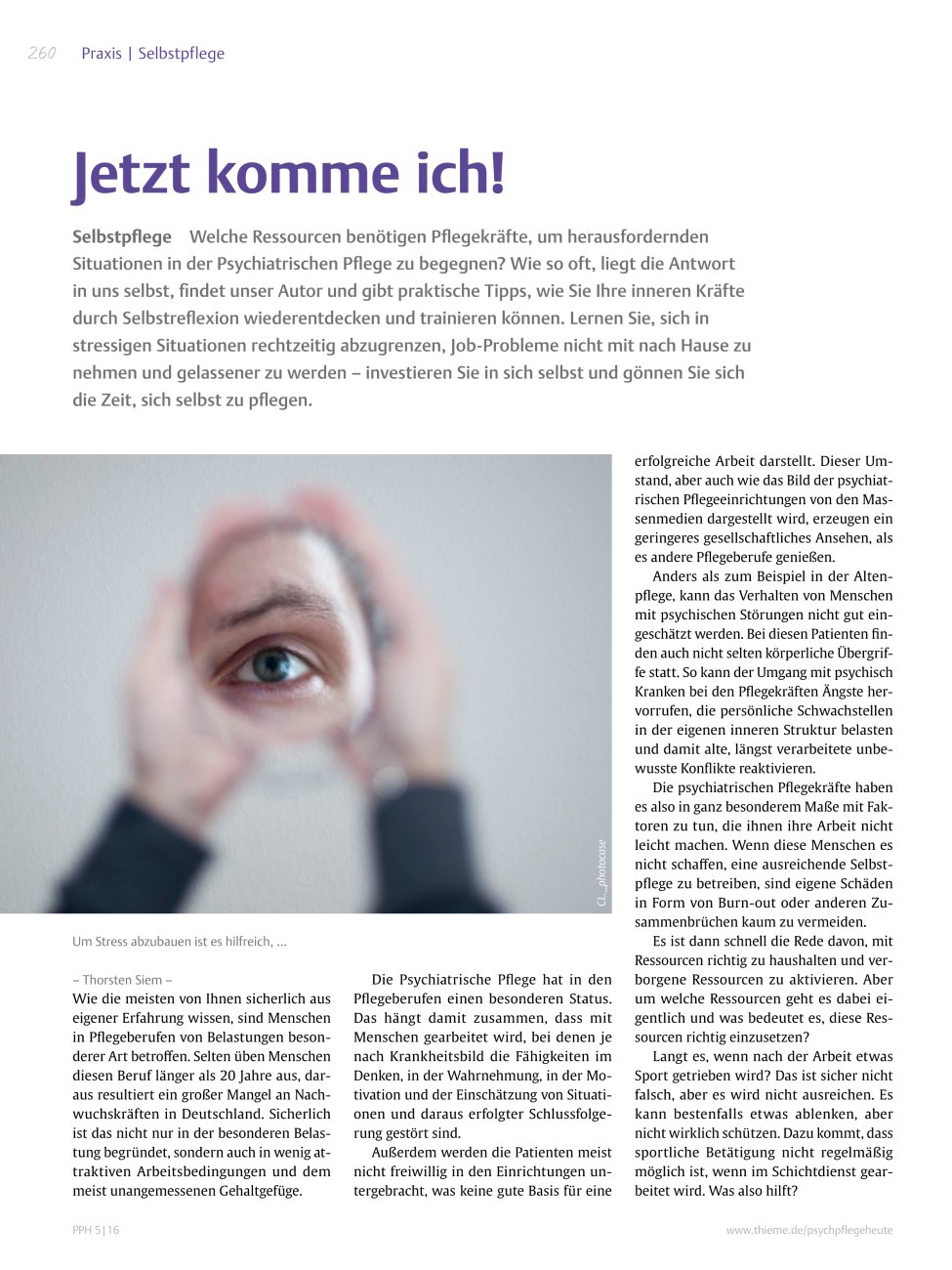 Vorschauseite 1: Jetzt komme ich!