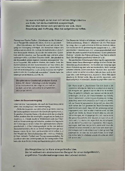Vorschauseite 5: Das ermüdete und erschöpfte Ich in der Gesellschaft der Einsamkeiten. Was uns Hoffnung geben kann.