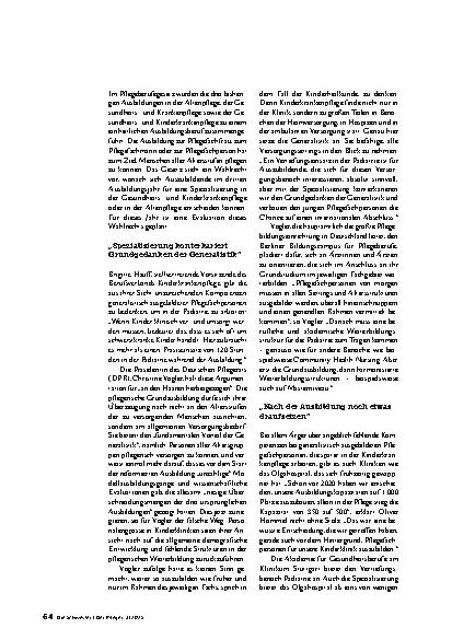 Vorschauseite 5: Kinderkliniken in Not