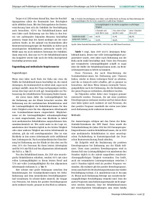Vorschauseite 3: Zielgruppe und Problemlage von Rehabilitand: innen mit neurologischen Erkrankungen aus Sicht der Rentenversicherung