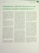 Vorschauseite 1: Arbeitskreis „Hilfe für Personen in besonderen sozialen Schwierigkeiten“