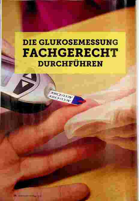 Vorschauseite 1: DIE GLUKOSEMESSUNG FACHGERECHT DURCHFÜHREN