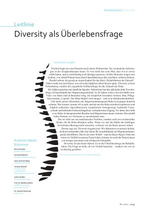 Vorschauseite 1: Diversity als Überlebensfrage