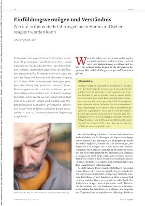 Vorschauseite 1: Einfühlungsvermögen und Verständnis Wie auf irritierende Erfahrungen beim Hören und Sehen reagiert werden kann