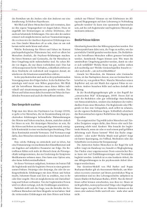 Vorschauseite 2: Einfühlungsvermögen und Verständnis Wie auf irritierende Erfahrungen beim Hören und Sehen reagiert werden kann