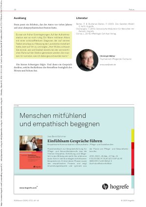 Vorschauseite 3: Einfühlungsvermögen und Verständnis Wie auf irritierende Erfahrungen beim Hören und Sehen reagiert werden kann