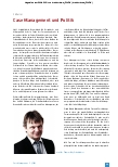 Vorschauseite 1: Case Management und Politik