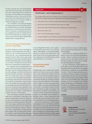 Vorschauseite 2: Wenn Klänge berühren, heilen sie Bedeutung der Musiktherapie am Lebensende