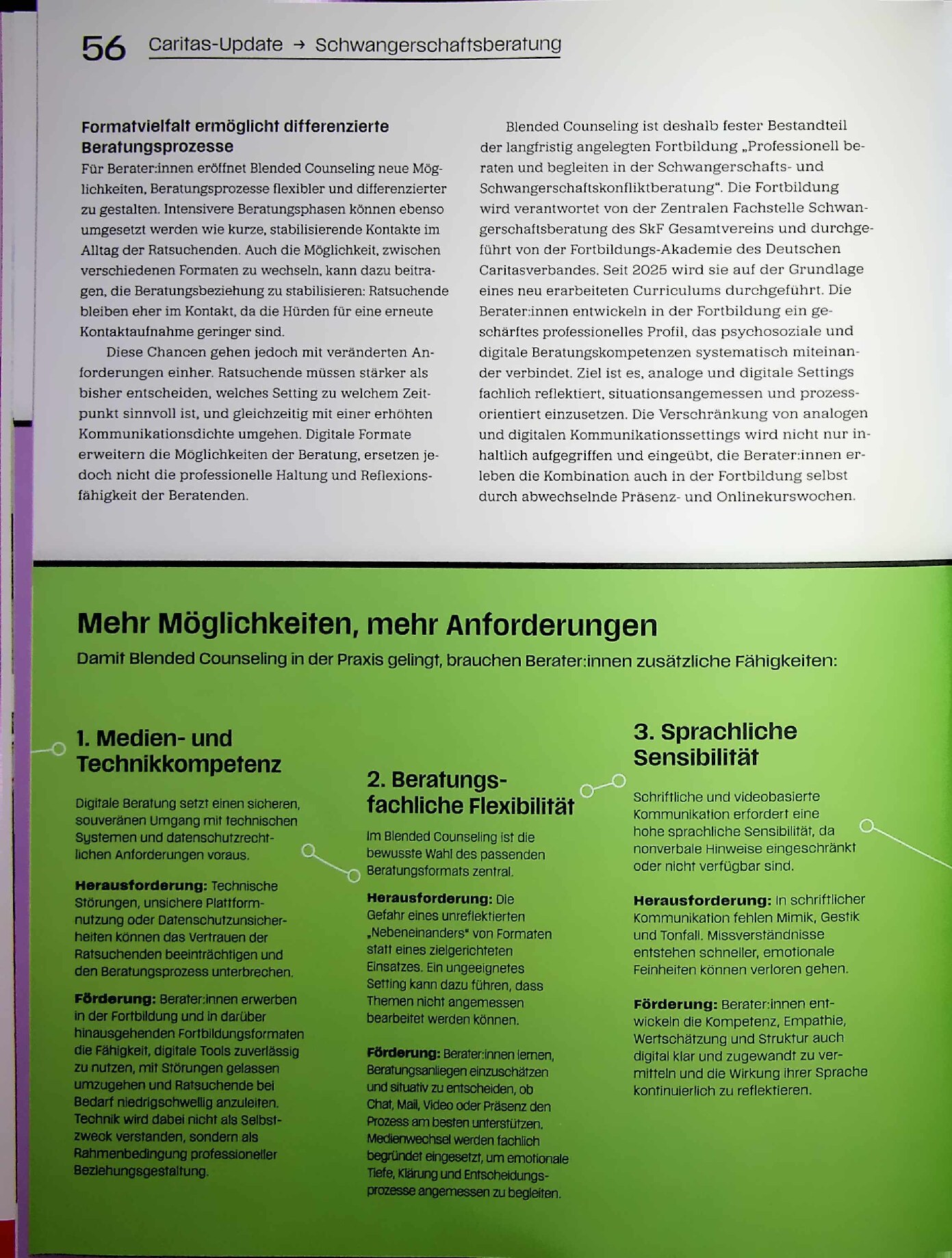 Vorschauseite 2: Gekonnt beraten in allen Formaten