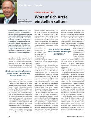Vorschauseite 1: Worauf sich Ärzte einstellen sollten