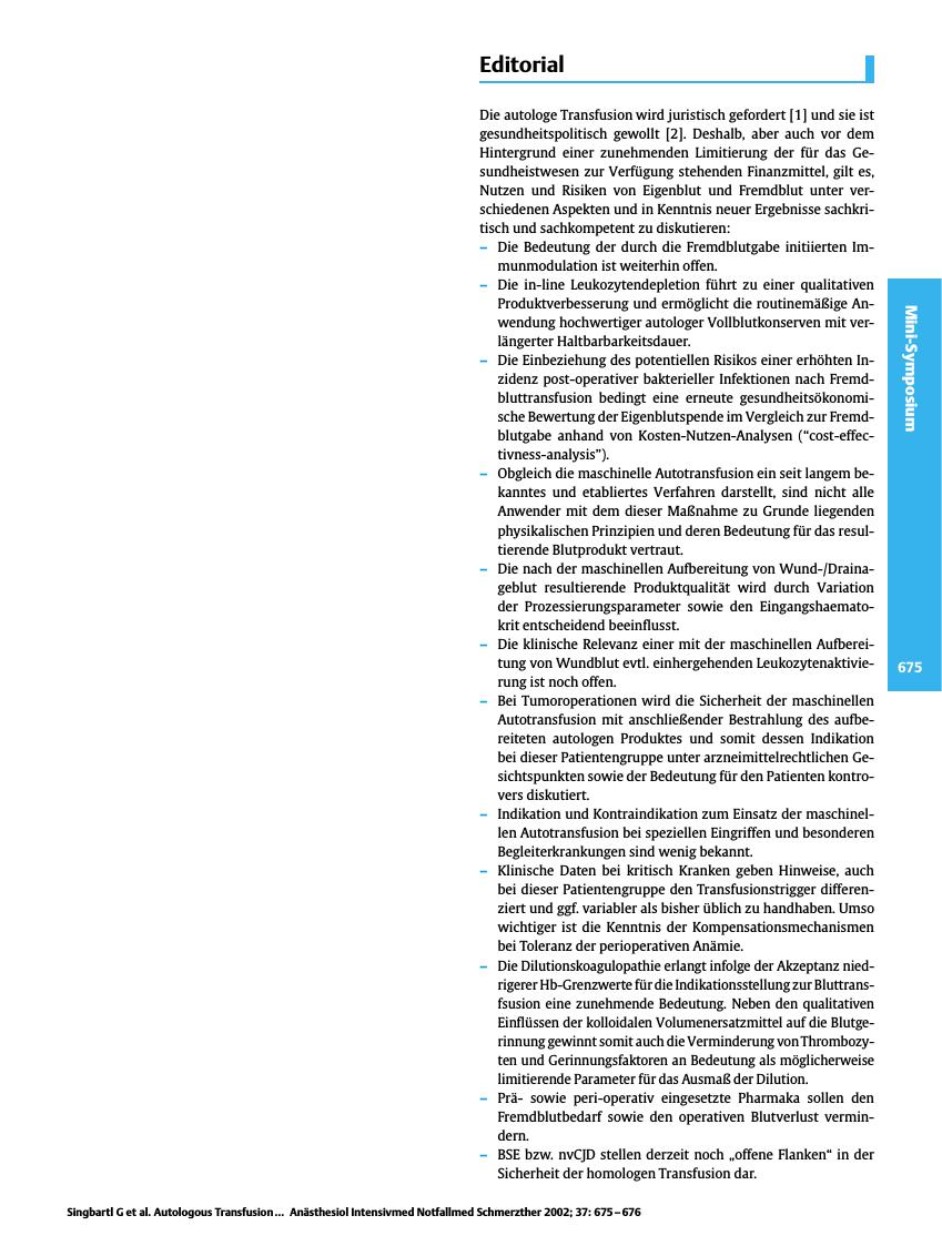 Vorschauseite 1: Editorial