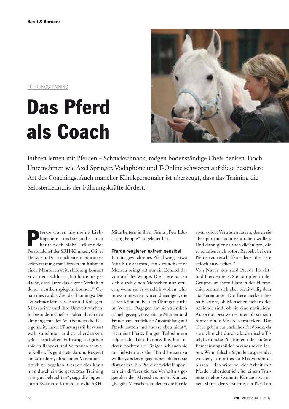 Vorschauseite 1: Das Pferd als Coach