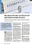 Vorschauseite 1: Berufsrechtliches zum Recht auf selbstbestimmtes Sterben