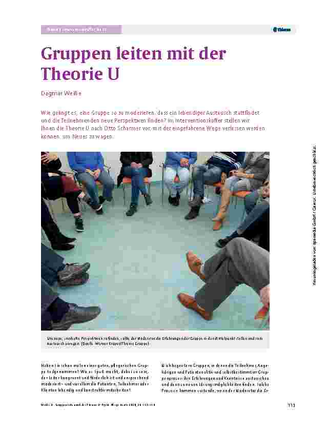 Vorschauseite 1: Gruppen leiten mit der Theorie U