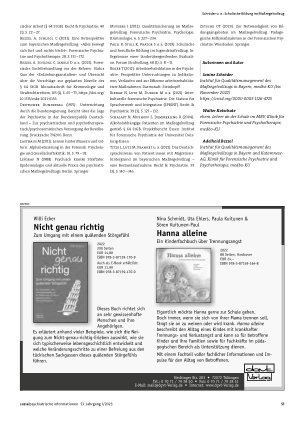 Vorschauseite 6: Schulische Bildung im Maßregelvollzug. Eine Möglichkeit zur Verbesserung des Outcomes (§ 64 StGB)?