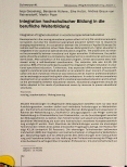 Vorschauseite 1: Integration hochschulischer Bildung in die berufliche Weiterbildung