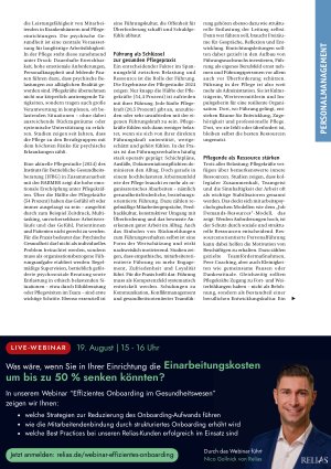 Vorschauseite 2: Gesund führen – gesund pflegen BGM als strategisches Instrument in der Pflege