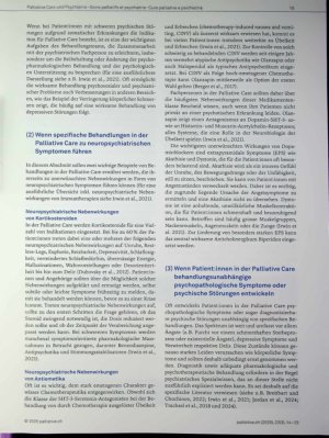 Vorschauseite 2: Palliative Care und Psychiatrie: eine klinisch und ethisch herausfordernde Schnittstelle