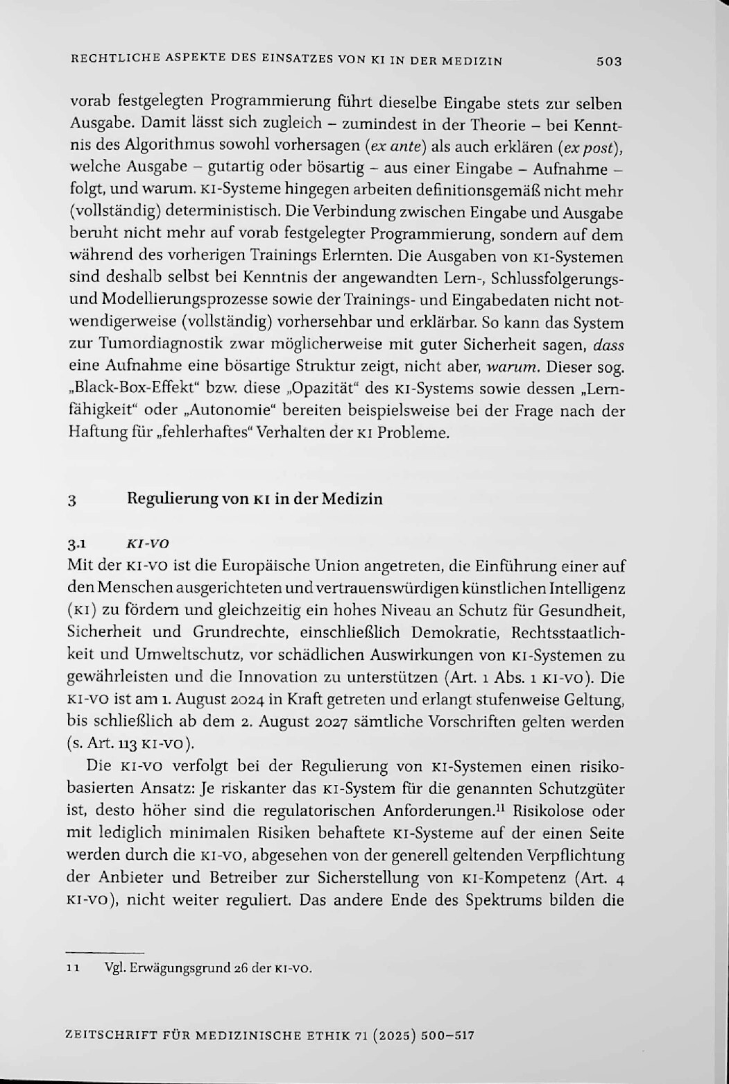Vorschauseite 4: Rechtliche Aspekte des Einsatzes von KI in der Medizin, insbesondere Regulierung und Arzthaftung