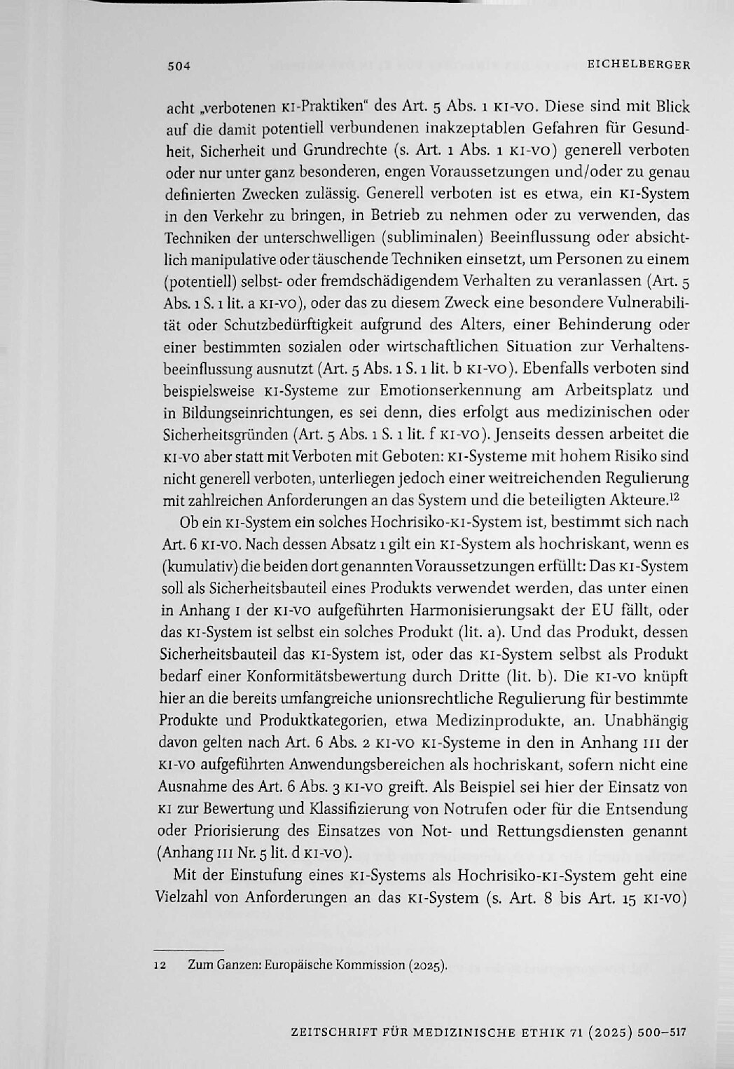 Vorschauseite 5: Rechtliche Aspekte des Einsatzes von KI in der Medizin, insbesondere Regulierung und Arzthaftung