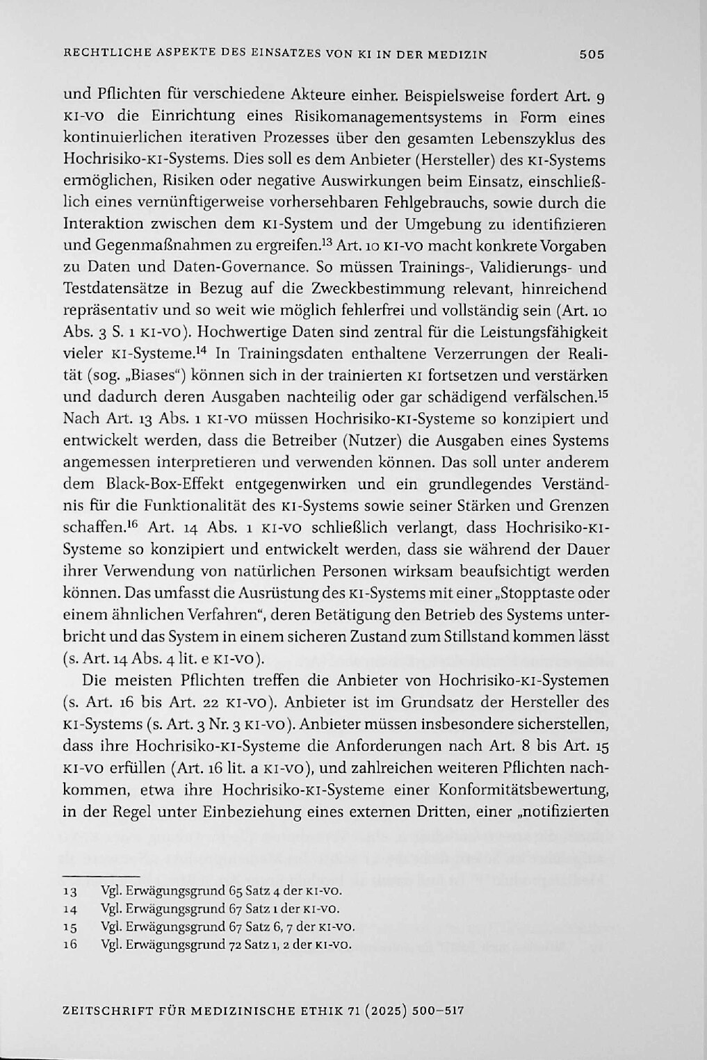 Vorschauseite 6: Rechtliche Aspekte des Einsatzes von KI in der Medizin, insbesondere Regulierung und Arzthaftung