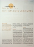 Vorschauseite 1: ZU VIEL MILCH - AUCH DAS KANN VORKOMMEN