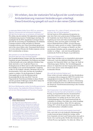 Vorschauseite 4: Bilanzgespräch „Die Existenzbedrohung nimmt weiter Einfluss“
