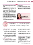 Vorschauseite 6: Früherkennung und Vorsorge aus Sicht der Funktionsdiagnostik