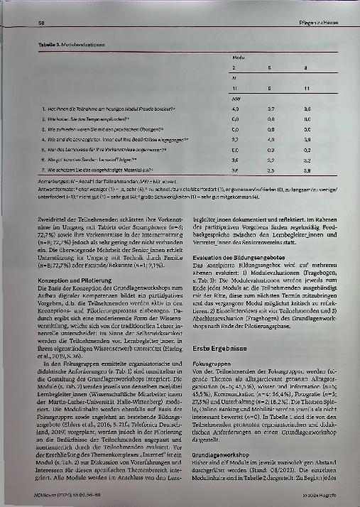 Vorschauseite 3: Mit Partizipation digitaler Kompetenz - Aufbau gestalten. Zwischenergebnisse aus dem Projekt DigiSen 65+.
