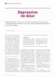 Vorschauseite 1: Depression im Alter