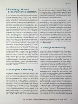 Vorschauseite 2: Krankenhausversorgung nach dem KHWG