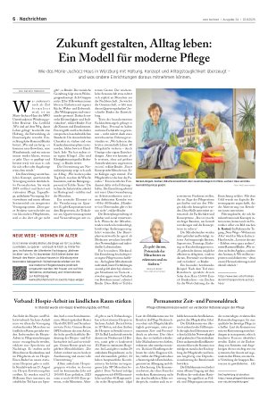 Vorschauseite 1: Zukunft gestalten, Alltag leben: Ein Modell für moderne Pflege