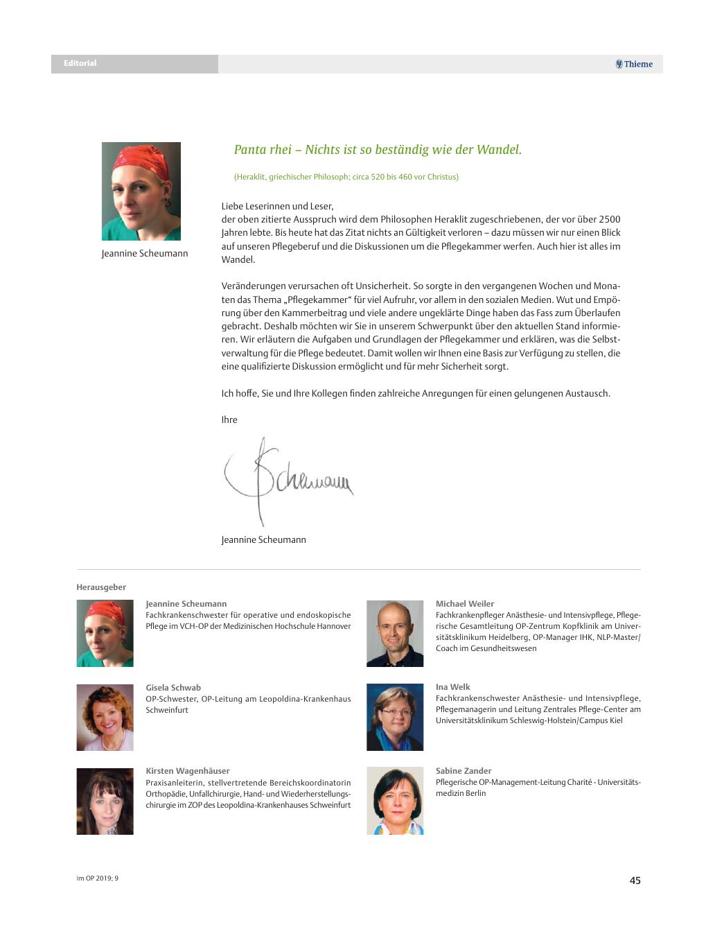 Vorschauseite 1: Editorial