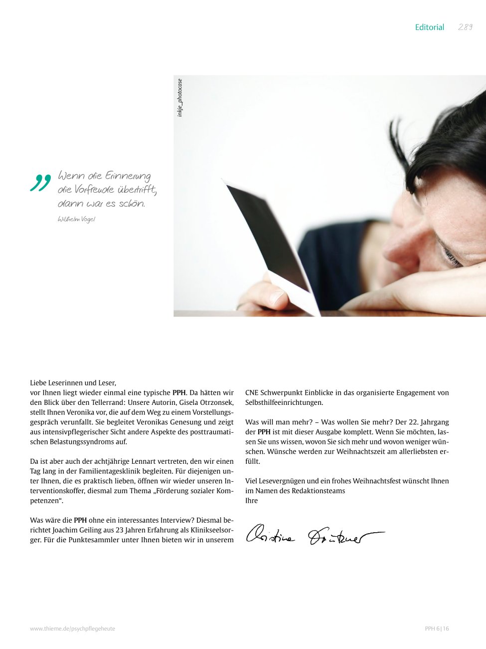 Vorschauseite 1: Editorial