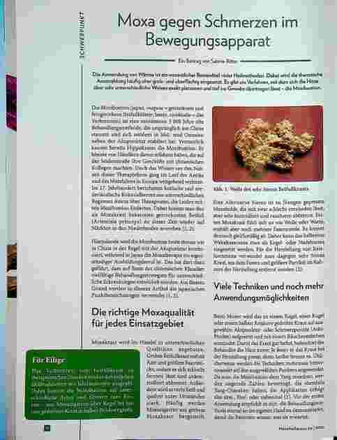 Vorschauseite 2: Moxa gegen Schmerzen im Bewegungsapparat