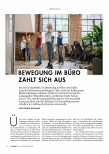 Vorschauseite 1: Bewegung im Büro zahlt sich aus.