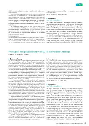 Vorschauseite 4: Endoskopaufbereitung