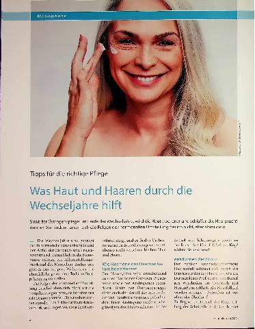 Vorschauseite 1: Was Haut und Haaren durch die Wechseljahre hilft