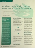 Vorschauseite 1: "Ich konzentriere mich auf den Menschen, nicht auf Straftaten."
