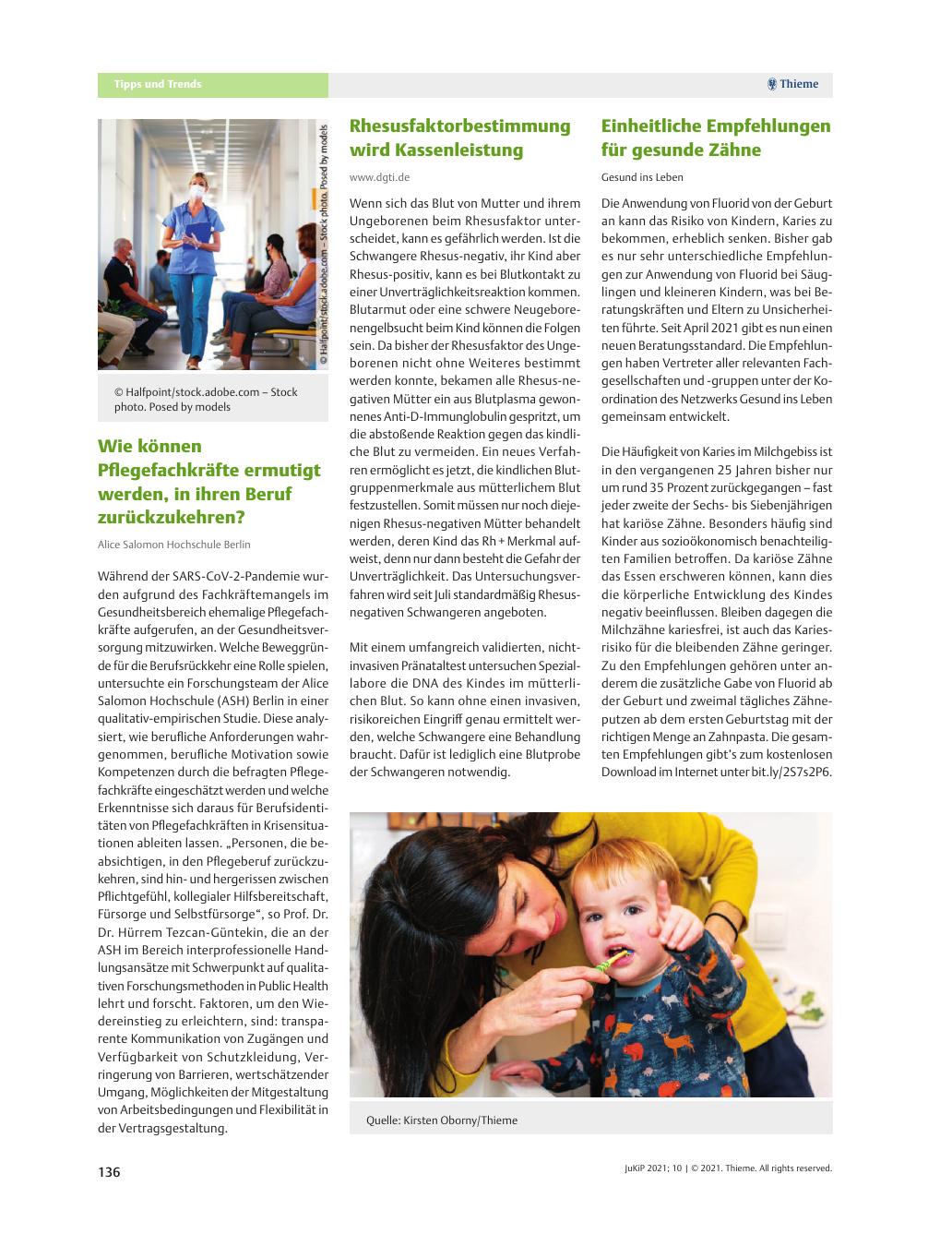 Vorschauseite 1: Tipps und Trends