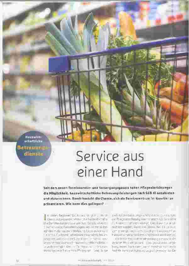 Vorschauseite 1: Service aus einer Hand
