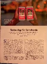 Vorschauseite 1: Tinder-App für Forschende
