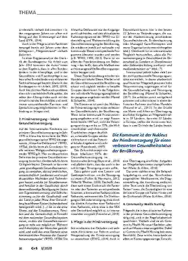 Vorschauseite 2: Community Health Nursing – Pflege in der Primärversorgung