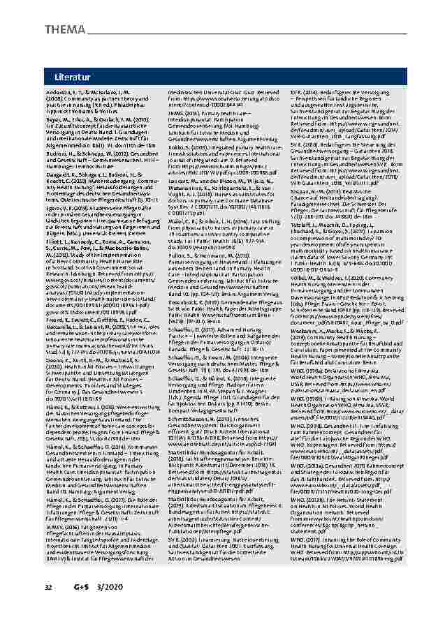 Vorschauseite 6: Community Health Nursing – Pflege in der Primärversorgung