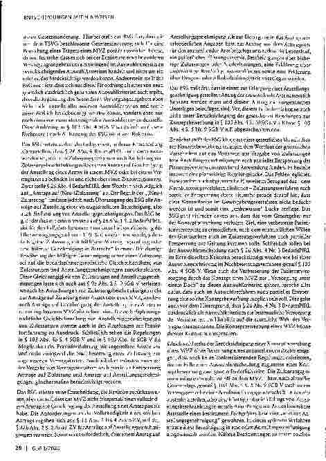 Vorschauseite 2: Keine Berücksichtigung von „Konzeptbewerbungen“ im Auswahlverfahren nach partieller Entsperrung.