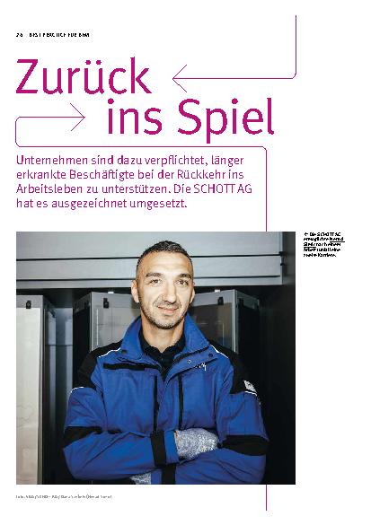 Vorschauseite 1: Zurück ins Spiel