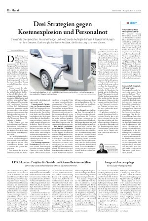 Vorschauseite 1: Drei Strategien gegen Kostenexplosion und Personalnot