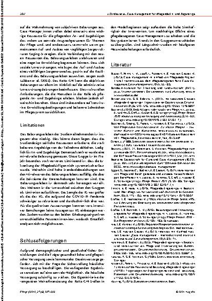 Vorschauseite 6: Case Management im Umfeld von Pflegebedürftigkeit und das Belastungserleben pflegender Angehöriger